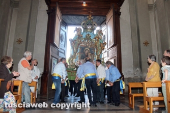 La processione della Madonna Liberatrice