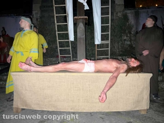 Bagnaia - La processione della passione di Cristo