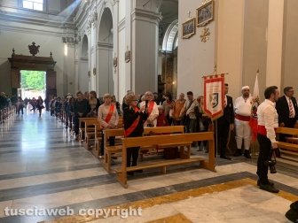 Viterbo - La pioggia non ferma la macchina di Maria santissima Liberatrice