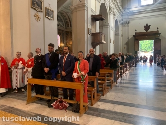 Viterbo - La pioggia non ferma la macchina di Maria santissima Liberatrice
