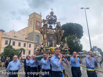 Viterbo - La macchina di Maria santissima Liberatrice per le vie della città