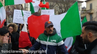 San Martino - La protesta contro gli immigrati