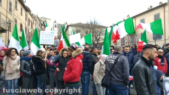San Martino - La protesta contro gli immigrati