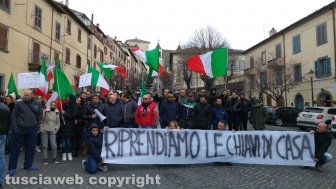 San Martino - La protesta contro gli immigrati