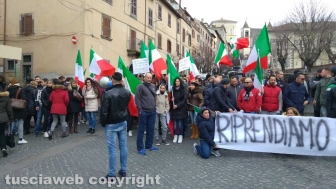 San Martino - La protesta contro gli immigrati