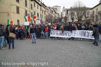 San Martino - La protesta contro gli immigrati
