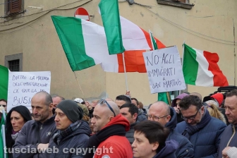 San Martino - La protesta contro gli immigrati