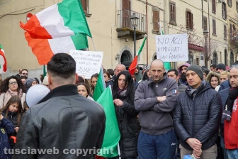 San Martino - La protesta contro gli immigrati