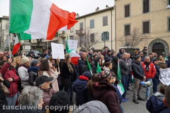 San Martino - La protesta contro gli immigrati