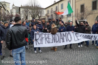 San Martino - La protesta contro gli immigrati