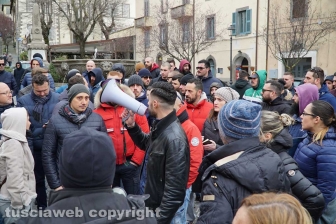 San Martino - La protesta contro gli immigrati