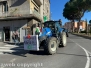 La protesta degli agricoltori nella città dei papi