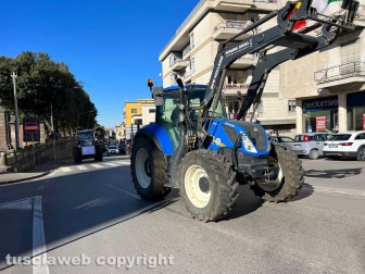 Viterbo - La protesta degli agricoltori