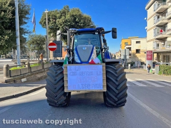 Viterbo - La protesta degli agricoltori