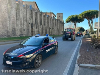 Viterbo - La protesta degli agricoltori