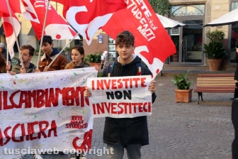 Viterbo - La protesta degli studenti
