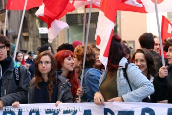 Viterbo - La protesta degli studenti