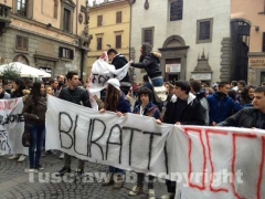 La protesta degli studenti
