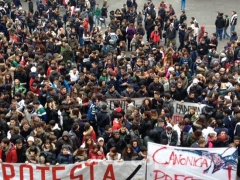 La protesta degli studenti