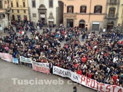 La protesta degli studenti