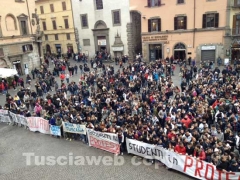 La protesta degli studenti