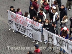 La protesta degli studenti