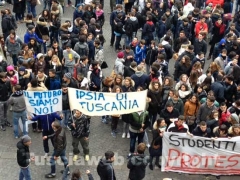 La protesta degli studenti