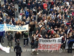 La protesta degli studenti