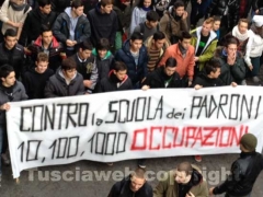 La protesta degli studenti