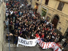 La protesta degli studenti