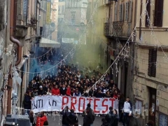 La protesta degli studenti