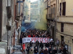 La protesta degli studenti