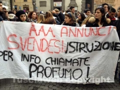 La protesta degli studenti