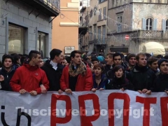La protesta degli studenti
