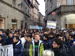 La protesta degli studenti