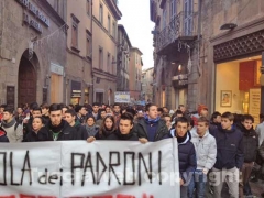 La protesta degli studenti