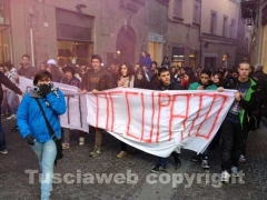 La protesta degli studenti