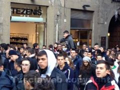 La protesta degli studenti
