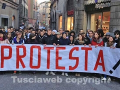 La protesta degli studenti