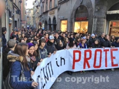 La protesta degli studenti
