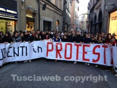 La protesta degli studenti