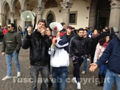La protesta degli studenti