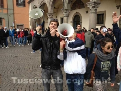 La protesta degli studenti