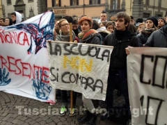 La protesta degli studenti