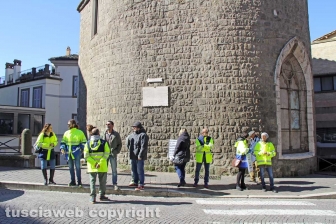 La protesta dei Cobas alle Poste