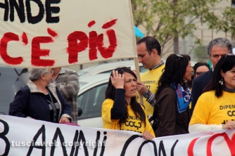 La protesta dei lavoratori Ingrande