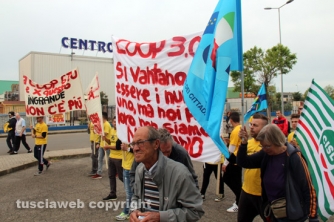 La protesta dei lavoratori Ingrande