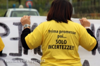 La protesta dei lavoratori Ingrande