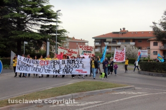 La protesta dei lavoratori Ingrande