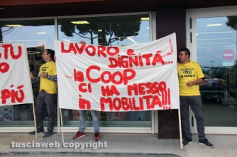 La protesta dei lavoratori Ingrande